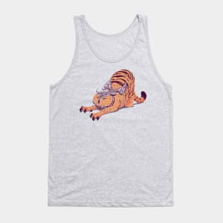 Great horned owl and tiger griffin Tank Top